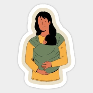 Mom And Baby Sticker